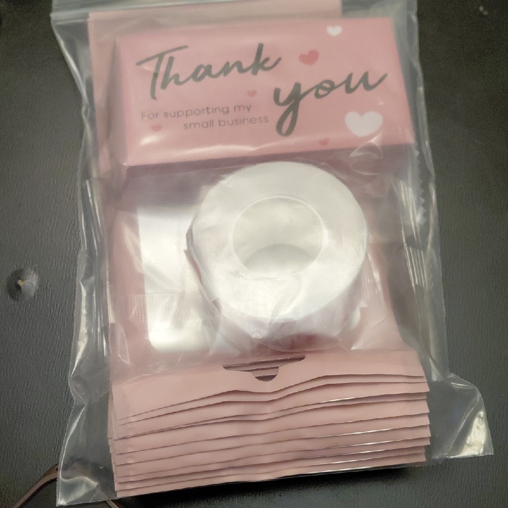 Pink Thank You Cards with Envelopes And Stickers (580 Pieces!)